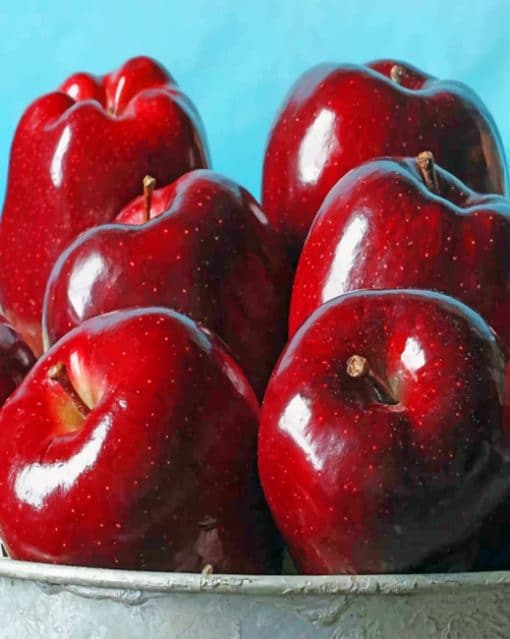 Red Apples paint by numbers