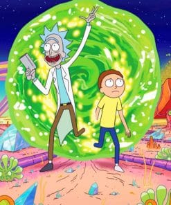 Rick And Morty paint by numbers