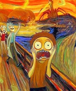 Rick And Morty paint by numbers