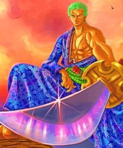 Roronoa Zoro Luffy paint by numbers