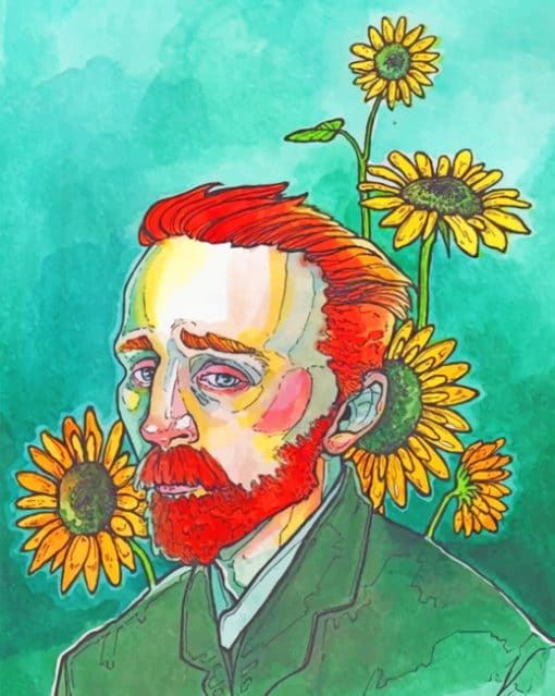 Sad Van Gogh paint by numbers