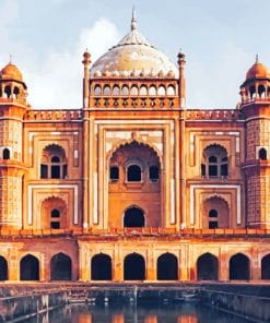 Safdarjung Tomb India paint by numbers