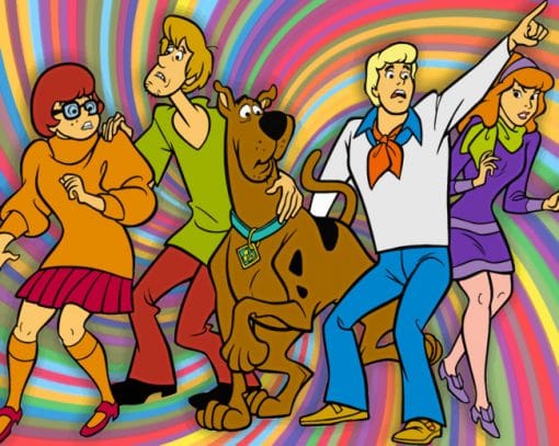 Scooby Do Characters paint by numbers