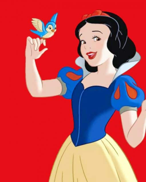 Snow White Princess paint by numbers