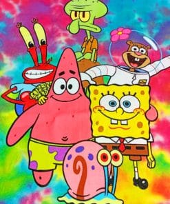 Spongebob Characters paint by numbers