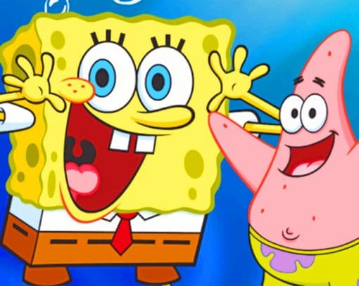 Sponge Bob And Patrick paint by numbers