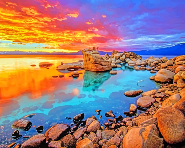 Sunset Landscapes paint By Numbers