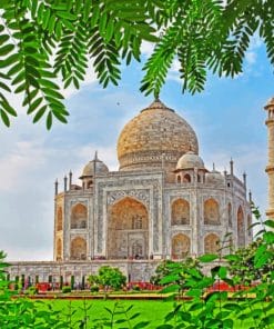 taj mahal Agra paint by number