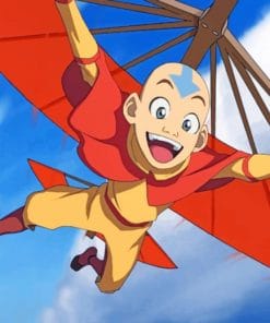 The Last Airbender Aang paint by numbers