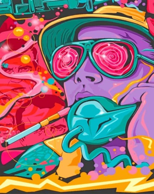 Trippy Art paint By numbers