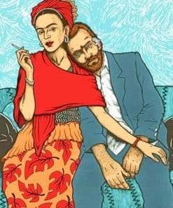 Vincent Van Gogh And Frida Kahlo paint By numbers