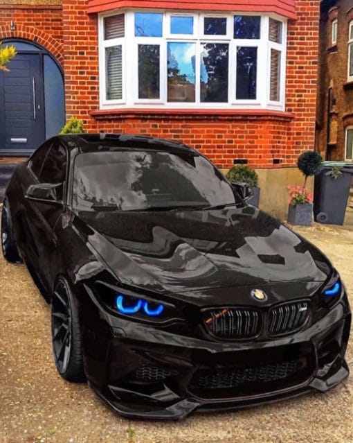 Black Bmw M2 paint By Numbers