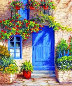 Blue Door Home paint by numbers