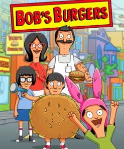 Bobs Burger paint by numbers