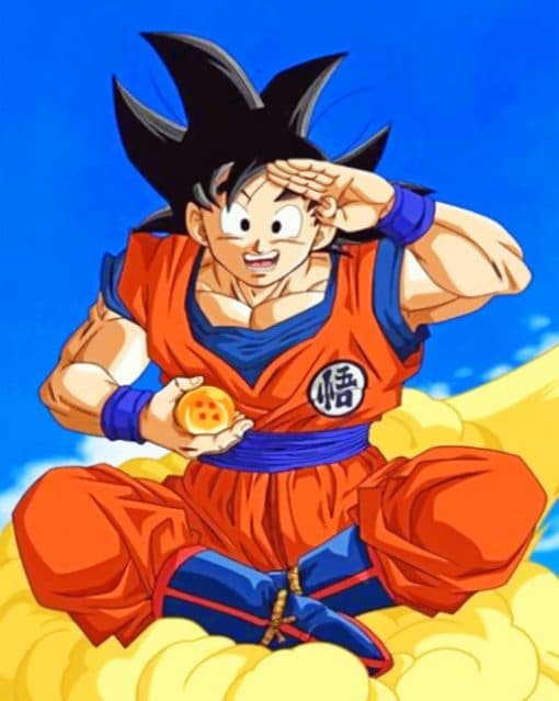 Goku Paint By Numbers