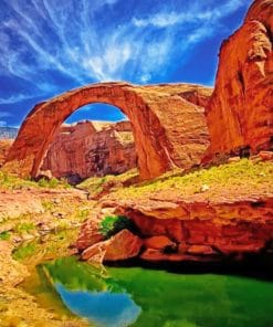 Rainbow Bridge paint By Numbers