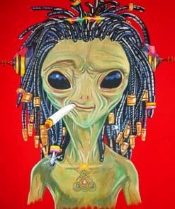 Stoner Alien paint By Numbers