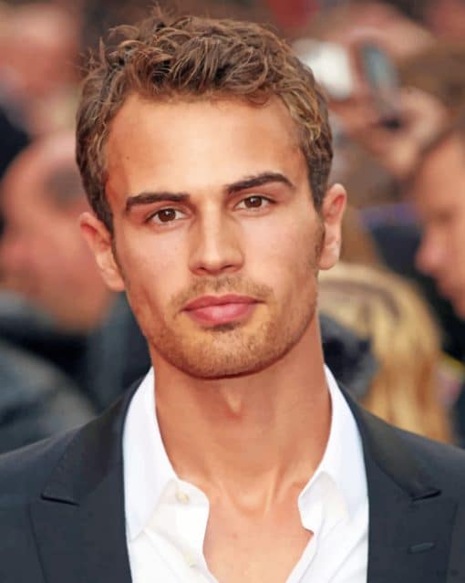 Theo James paint By Numbers