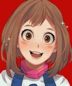 Uraraka Ochako paint by numbers