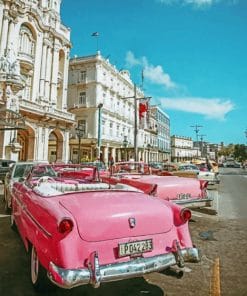 Aesthetic Pink Car paint By Numbers