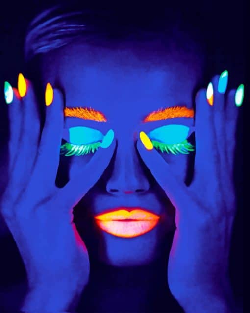 Beyonce Blow Neon paint By Numbers