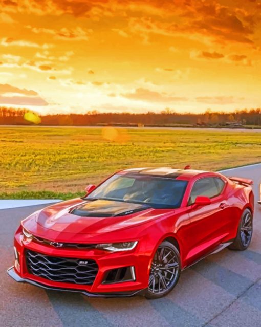 Camaro ZL1 paint By Numbers