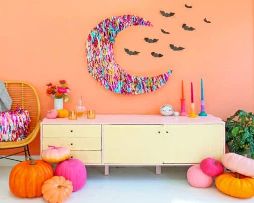 Halloween Decoration paint By Numbers