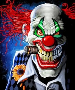 Heat Clown paint By Numbers