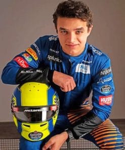 Lando Norris paint by Numbers