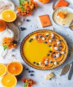 Orange Tart paint By Numbers