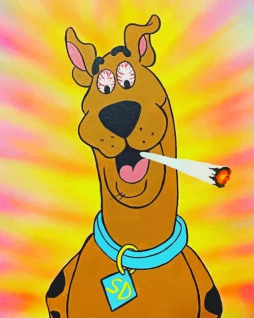 Stoner Scooby Doo paint By Numbers