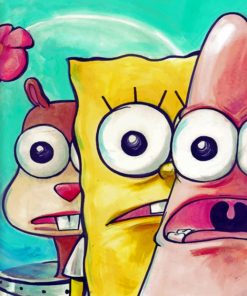 Spongebob paint By Numbers