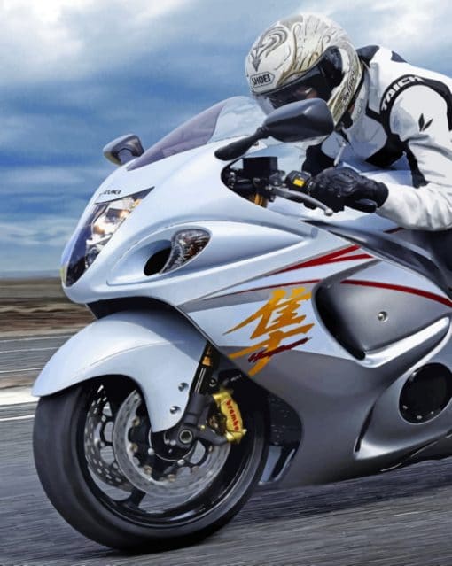 Suzuki Hayabusa Paint by numbers