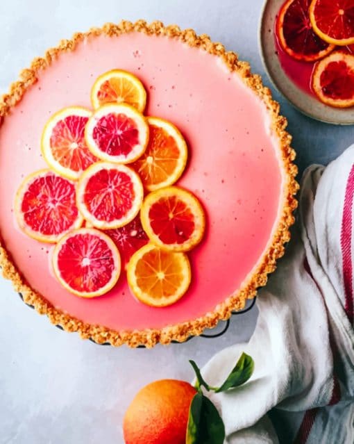 Tart With Blood Orange paint By Numbers