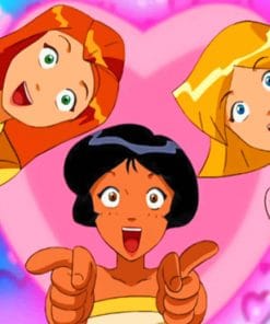 Totally Spies Girls paint by numbers