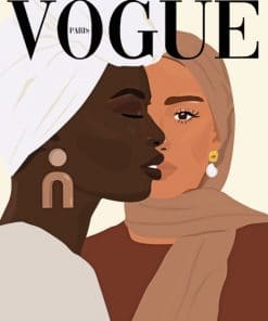 Vogue Magazine Cover paint by Numbers