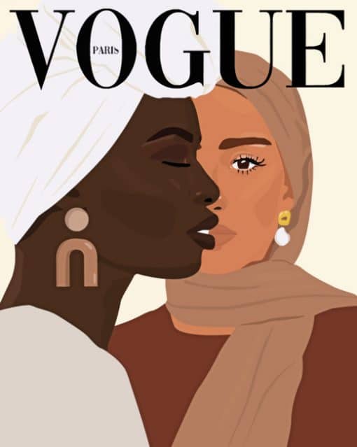 Vogue Magazine Cover paint by Numbers