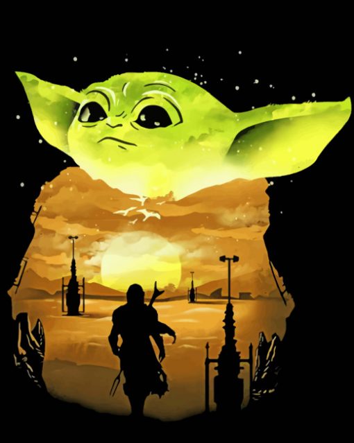 mandalorian-baby-yoda-Art-paint-by-numbers