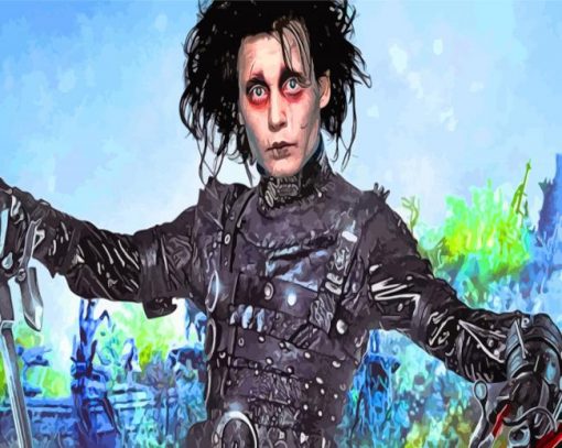 Edward-the-scissor-hands-paint-by-numbers