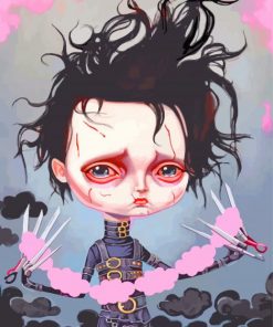 cute-edward-scissorhands-paint-by-numbers