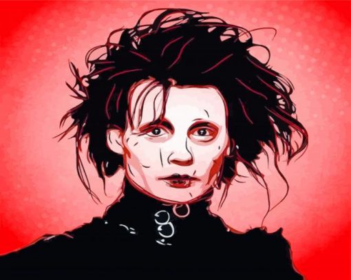 edward-scissorhands-art-paint-by-numbers