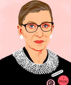 Ruth-bader-ginsberg-paint-by-numbers