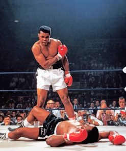 Mohammad Ali VS Sonny Liston Paint By Numbers