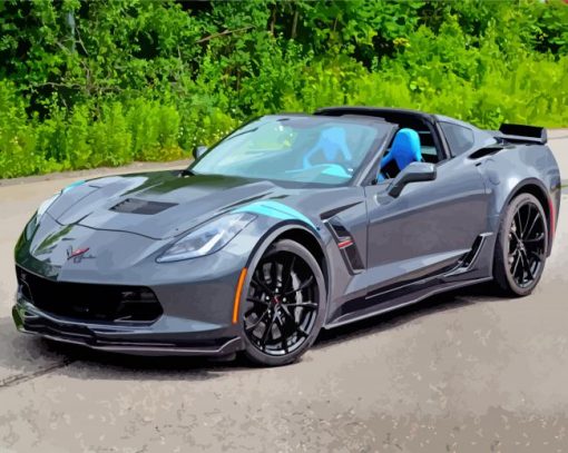 Chevrolet-Corvette-Grand-Sport-paint-by-number
