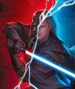 Star Wars Anakin Skywalker paint by numbers