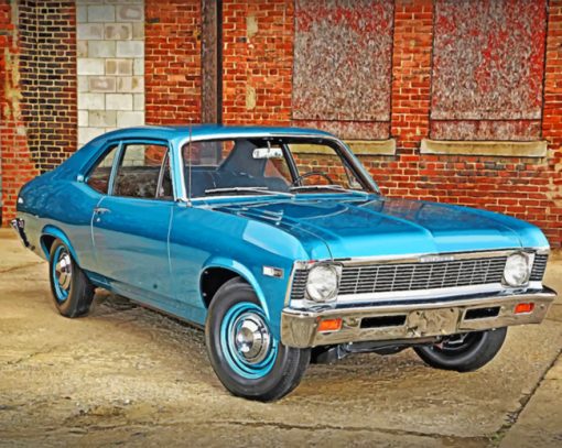 Chevrolet Nova paint by numbers