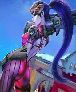 Widowmaker Overwatch Art paint by numbers