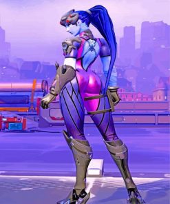 Widowmaker Overwatch paint by numbers