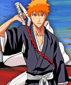 Bleach Ichigo paint by numbers