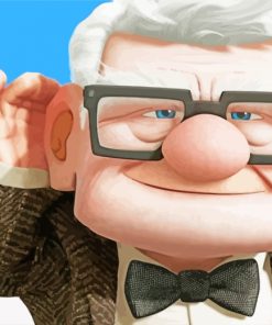 Carl Fredricksen Up paint by numbers